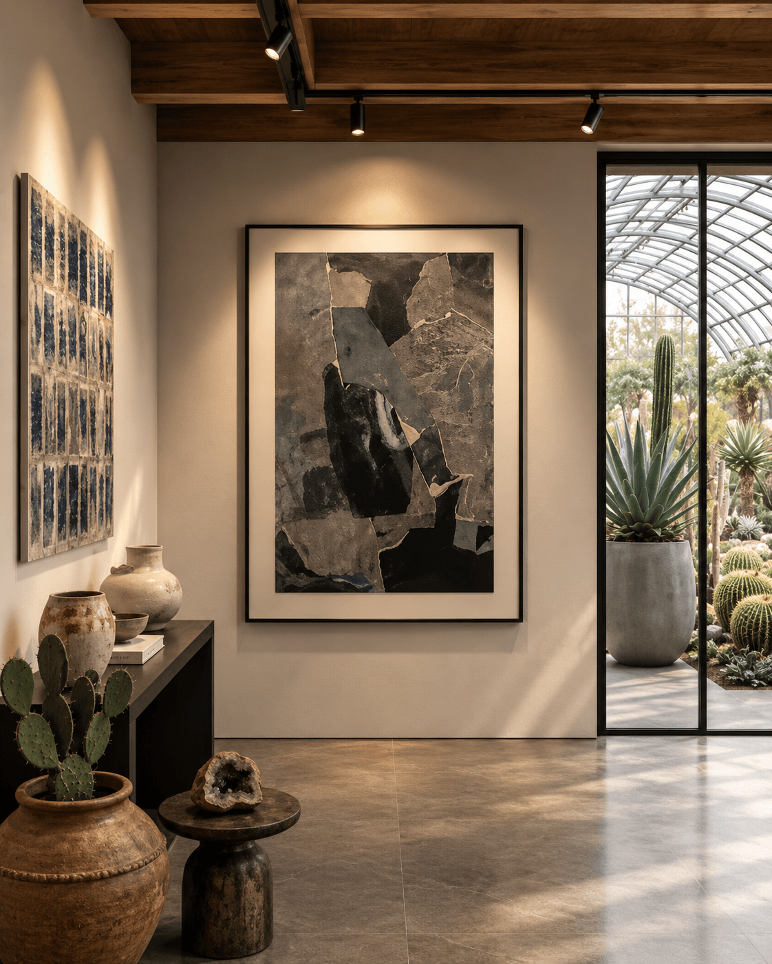 Framed Bear Illustration – Wildlife Art 80-120cm view 2