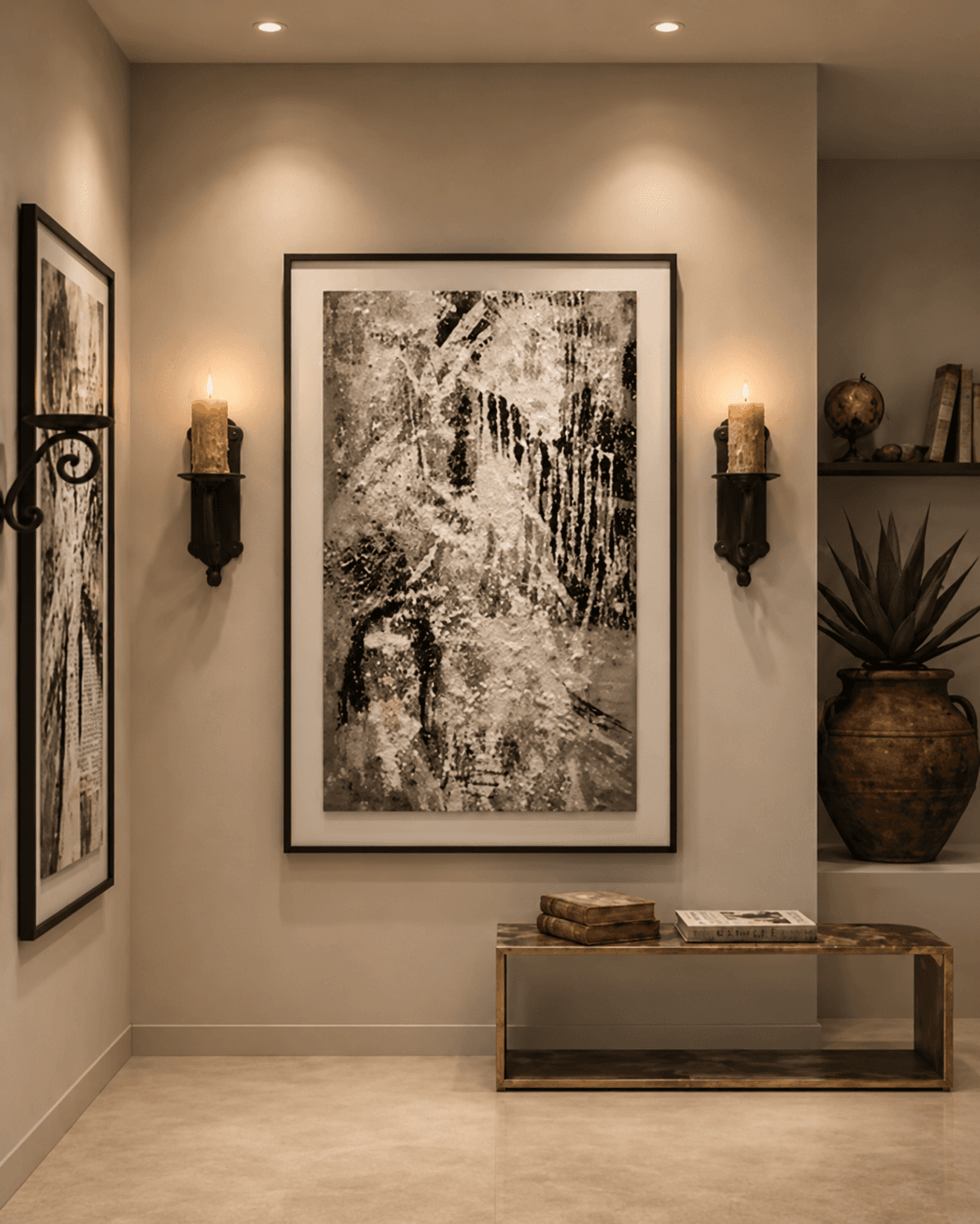 Framed Sketch Art Print – 80x120 cm view 2