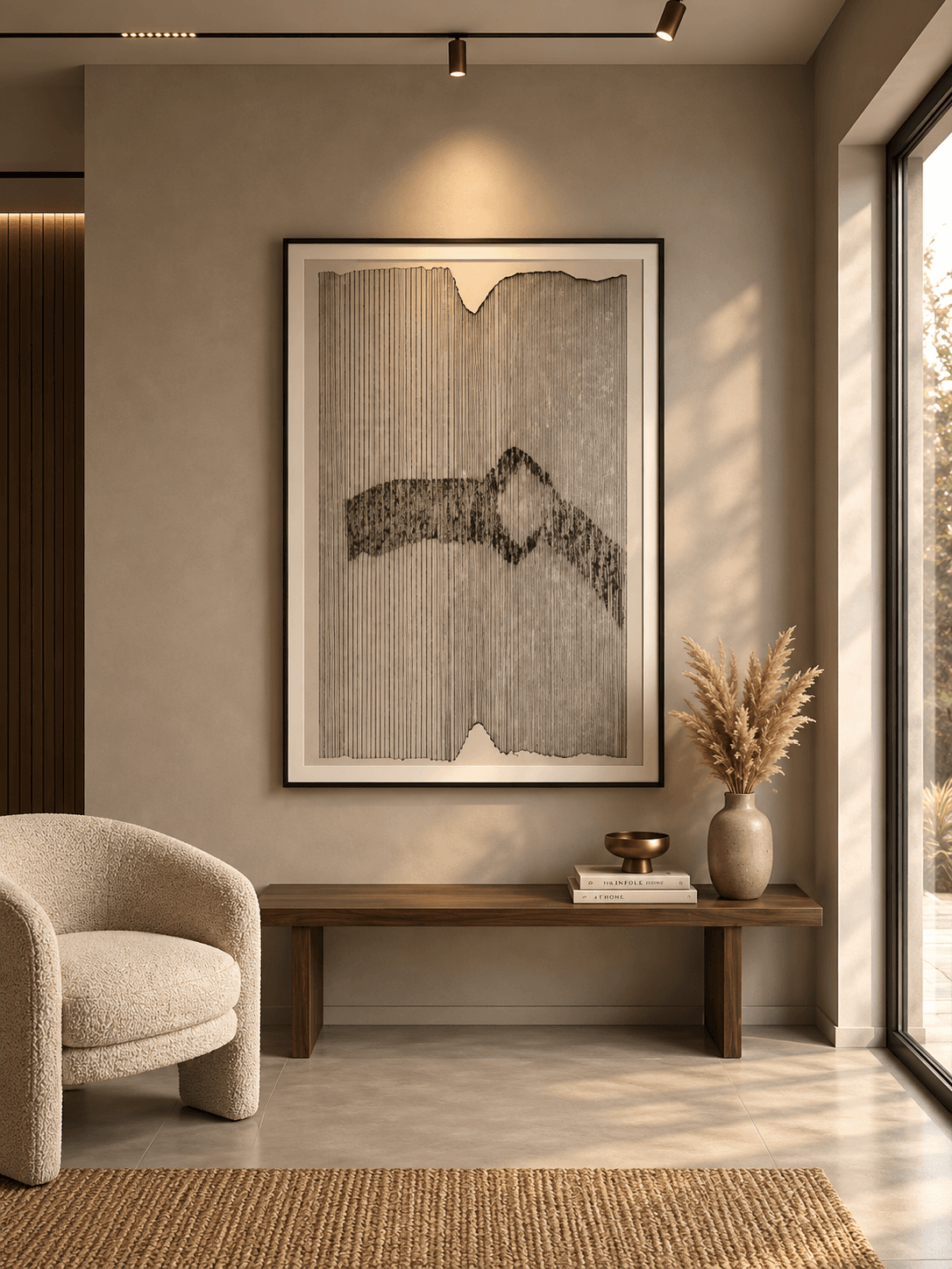 Framed Bird Illustration – 80x120 cm view 2