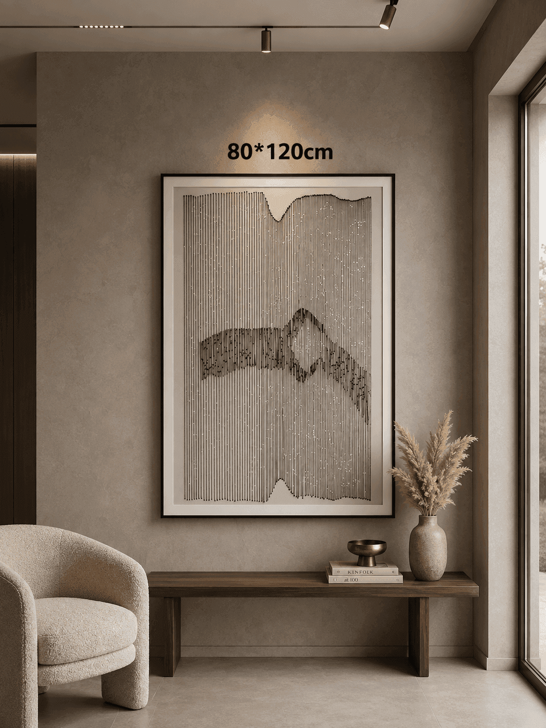 Framed Bird Illustration – 80x120 cm view 3