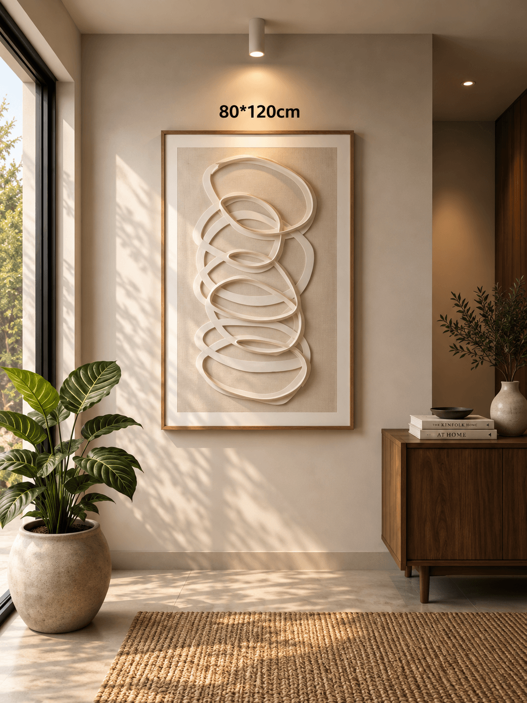 Framed Abstract Gradient Art 80-120cm view 2