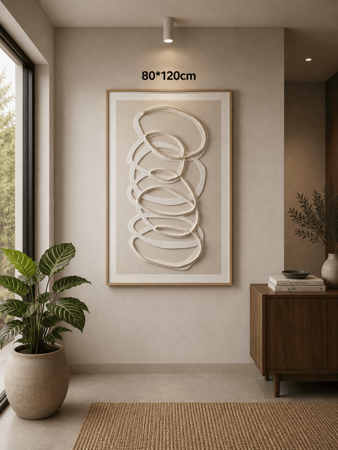 Framed Abstract Gradient Art 80-120cm