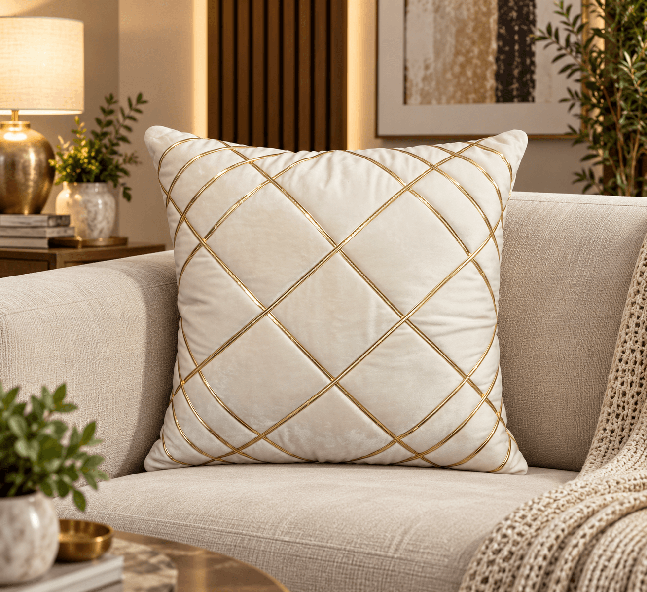 Dusty Rose Solid Cushion Cover