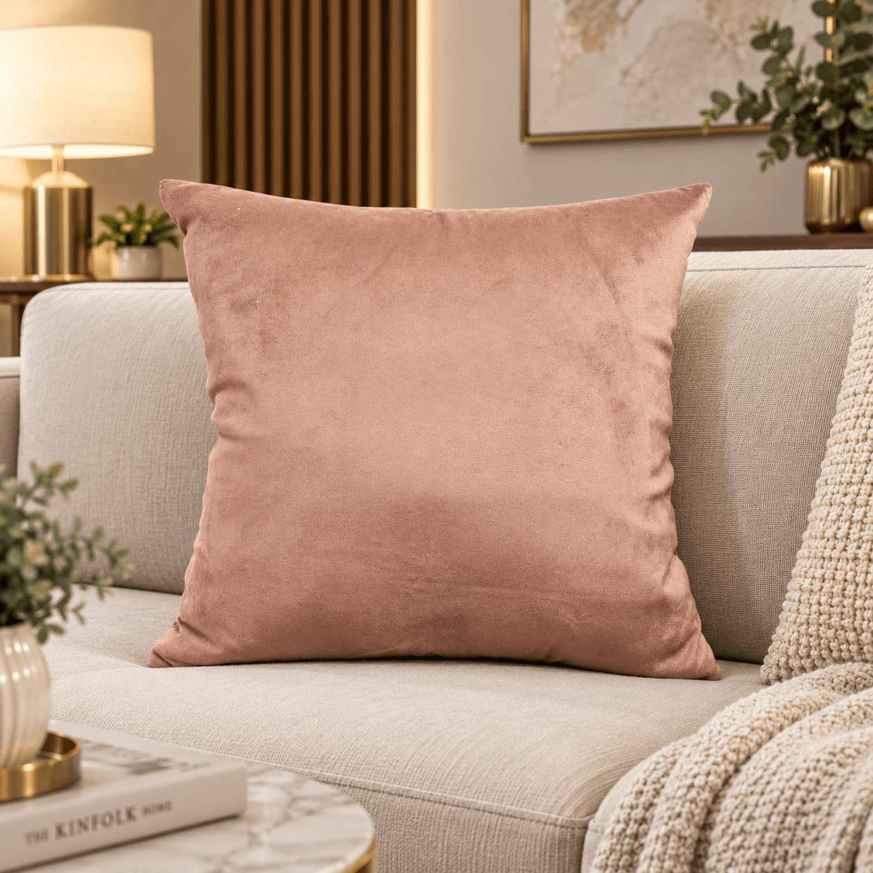 Teal Velvet Cushion Cover Design 1012