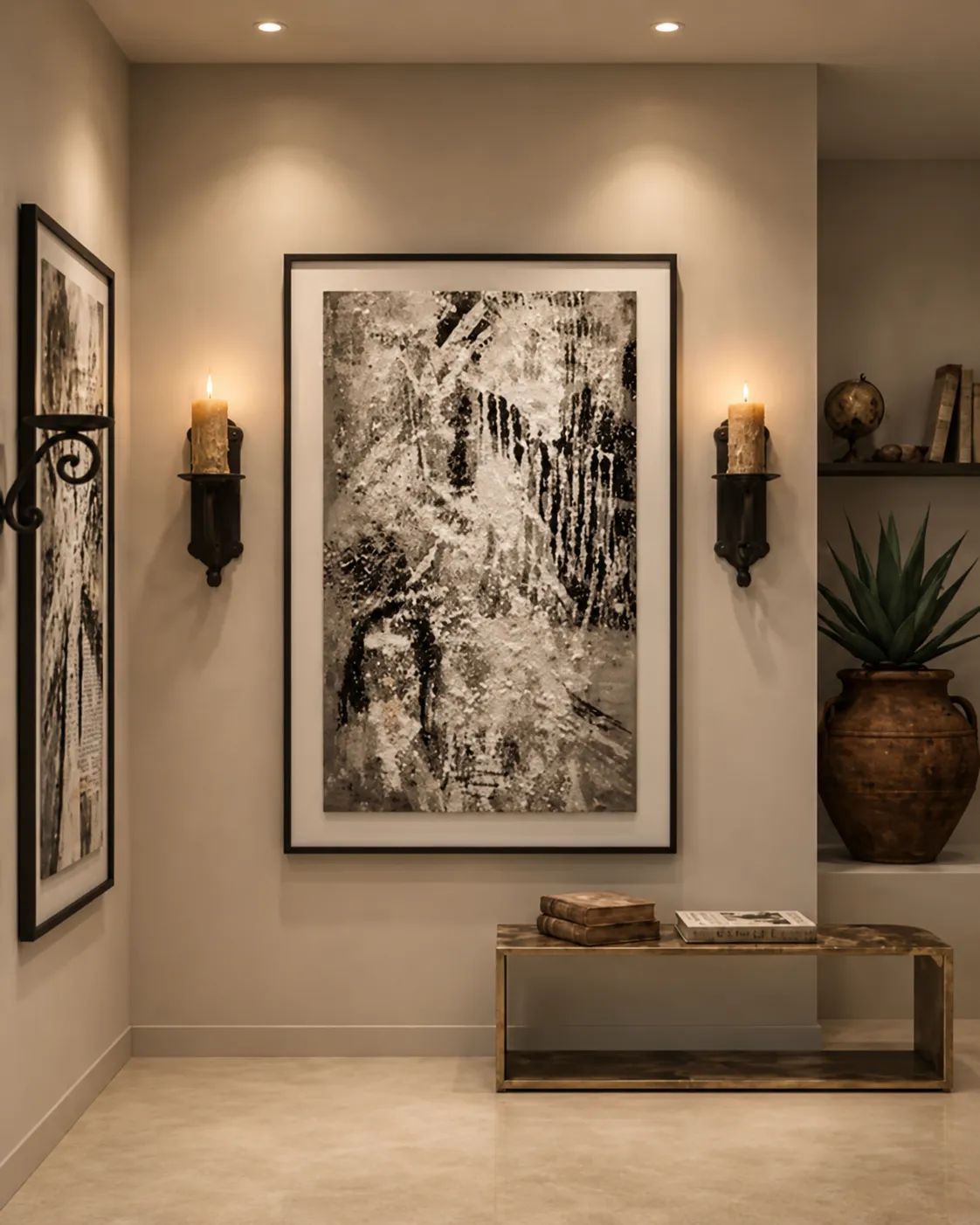 Framed Sketch Art Print – 80x120 cm view 2