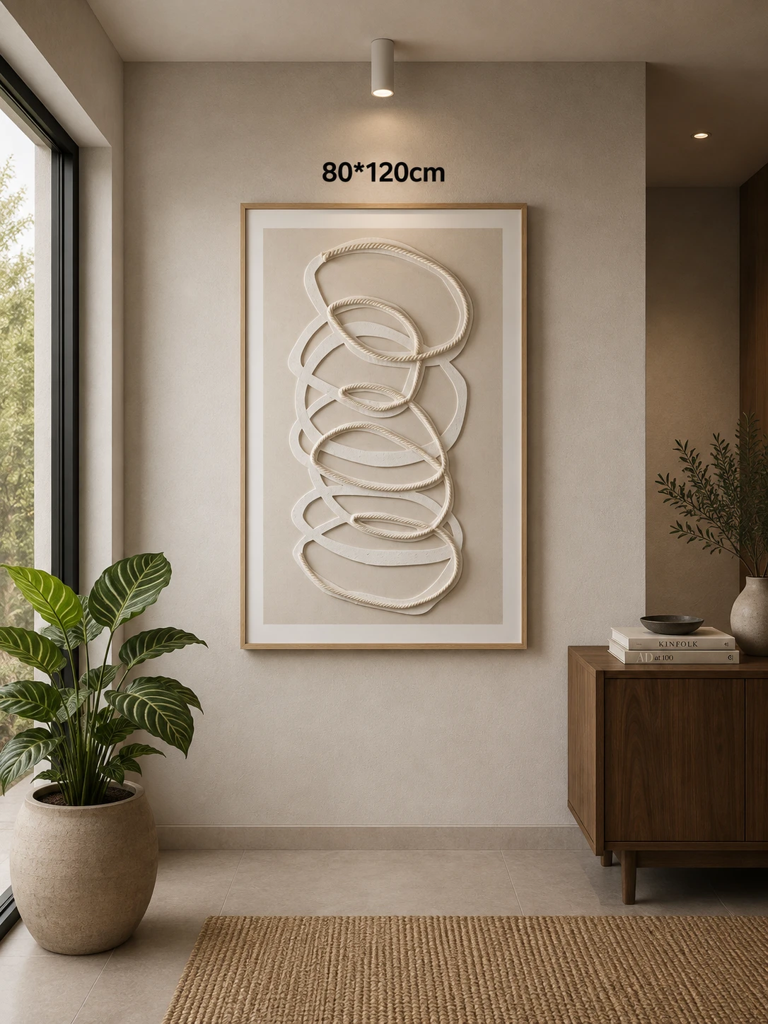 Framed Abstract Gradient Art 80-120cm