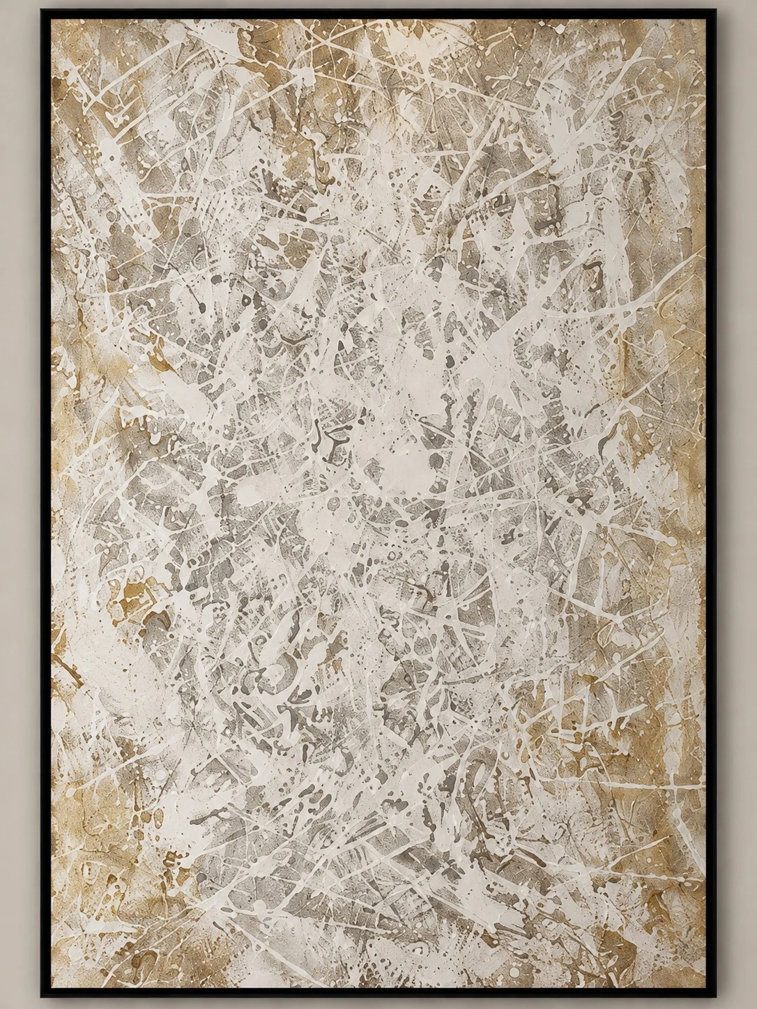 Framed Abstract Art Modern Living Accent 80x120 cm - artwork detail
