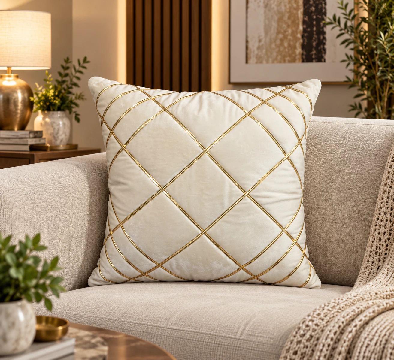 Dusty Rose Solid Cushion Cover