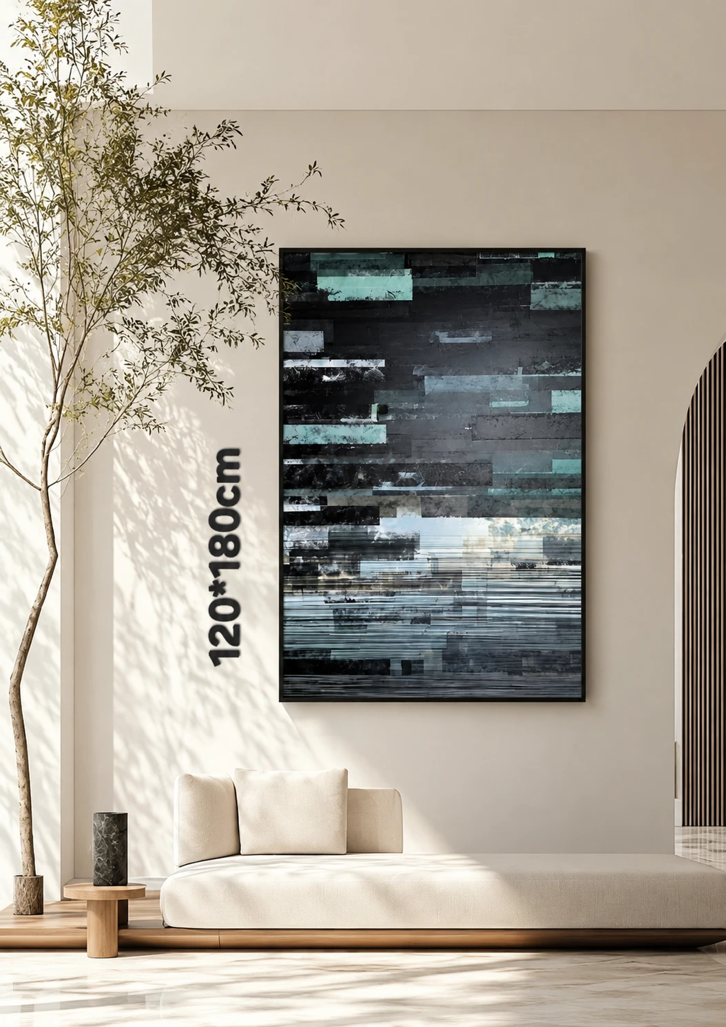 Framed Colorful Sunset Abstract Art 120-180cm