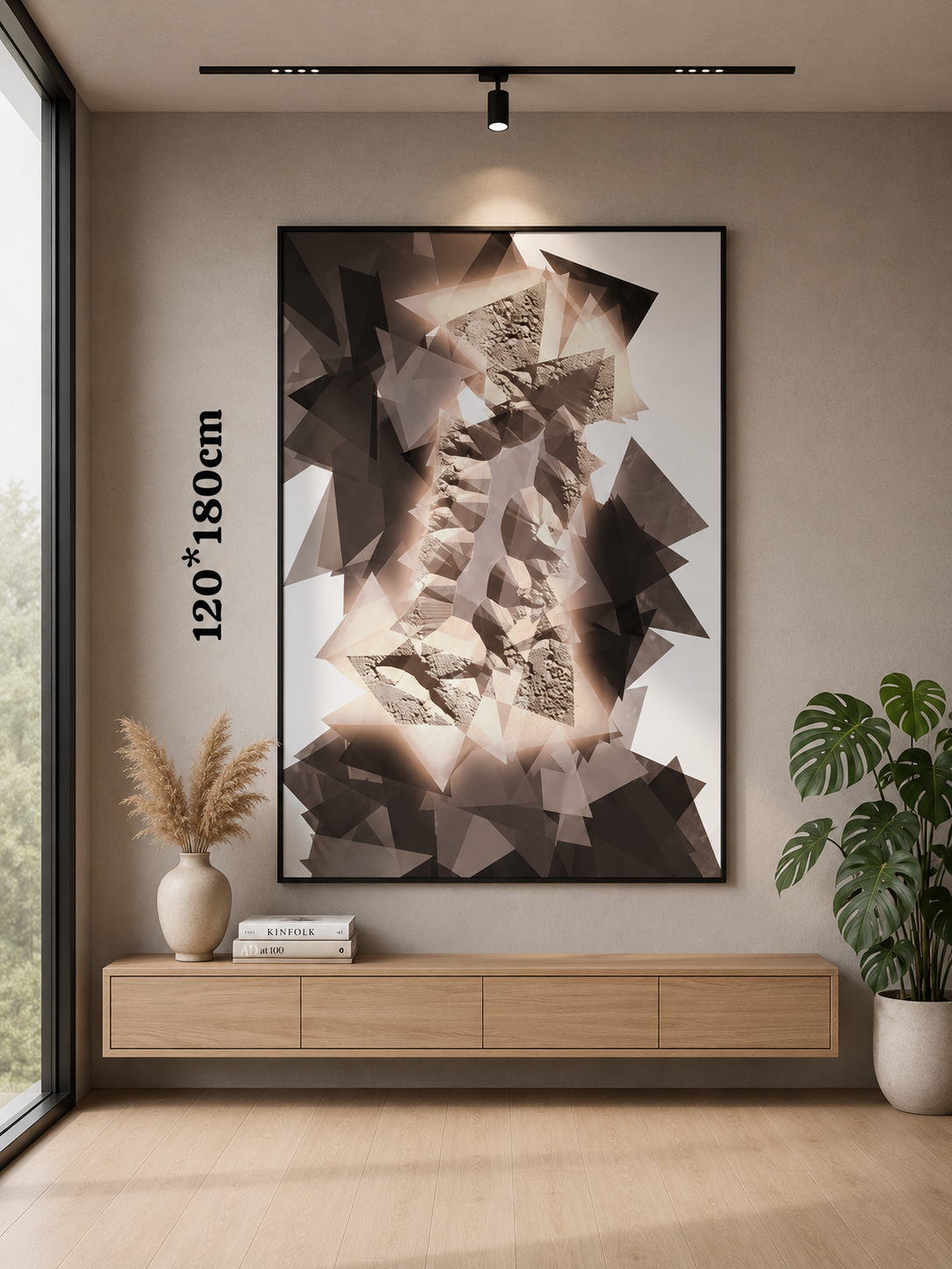 Framed Tiger Illustration