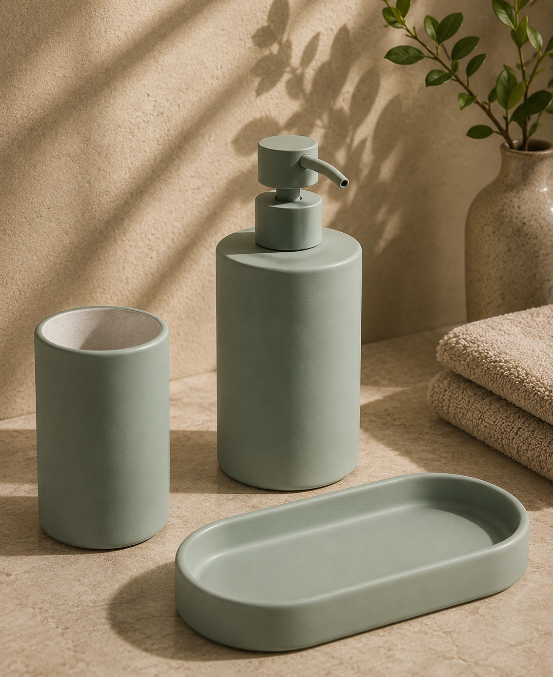 Green Olive Ceramic Set